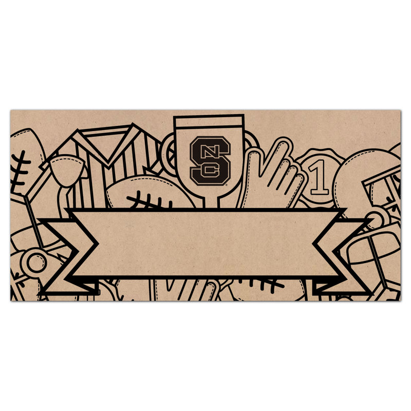 Traditional Entertainment Wall Decor, NC State
