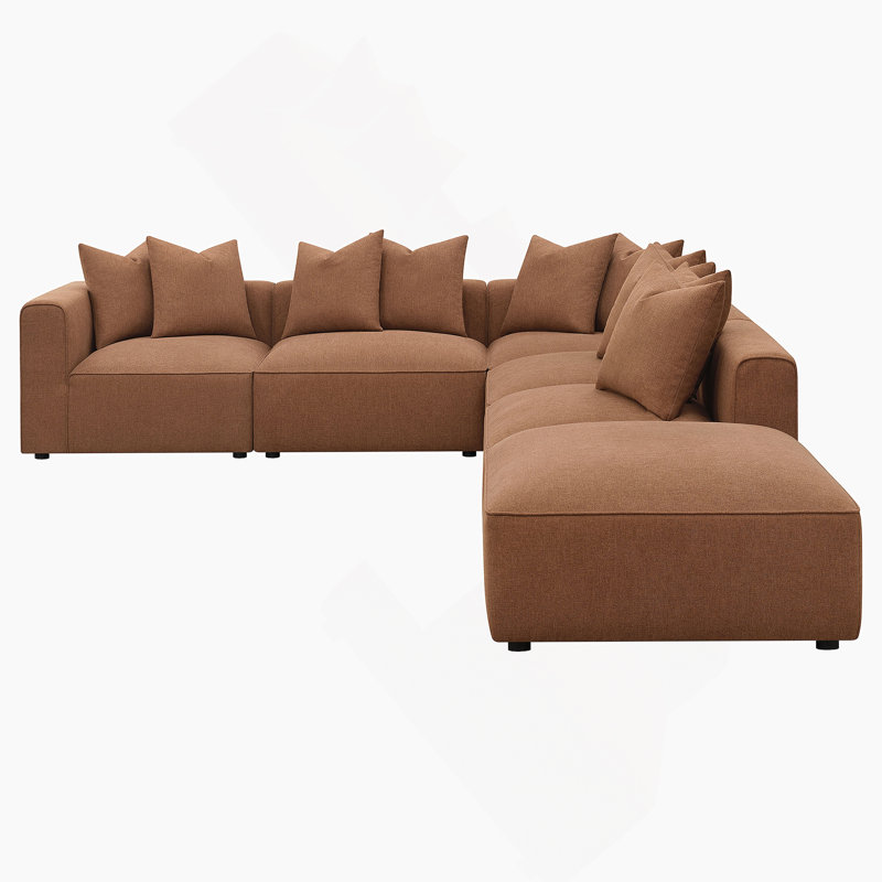 Ensemble modulaire polyvalent avec plusieurs chaises et repose-pieds, pour les réunions de famille et les sièges flexibles