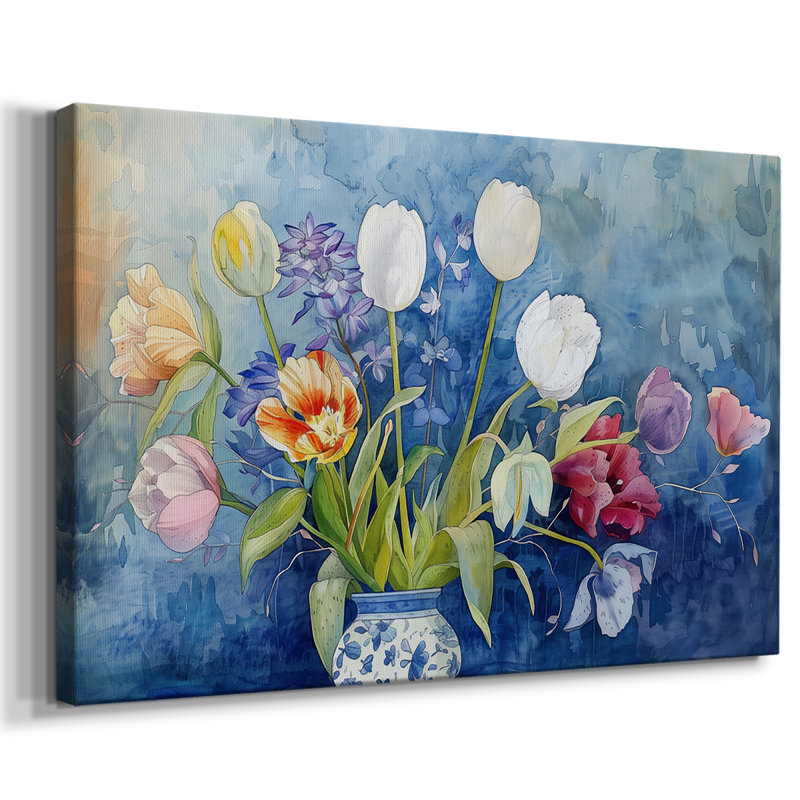 Série Floral-CV III -Galerie enveloppée Cavas, 32 x 48