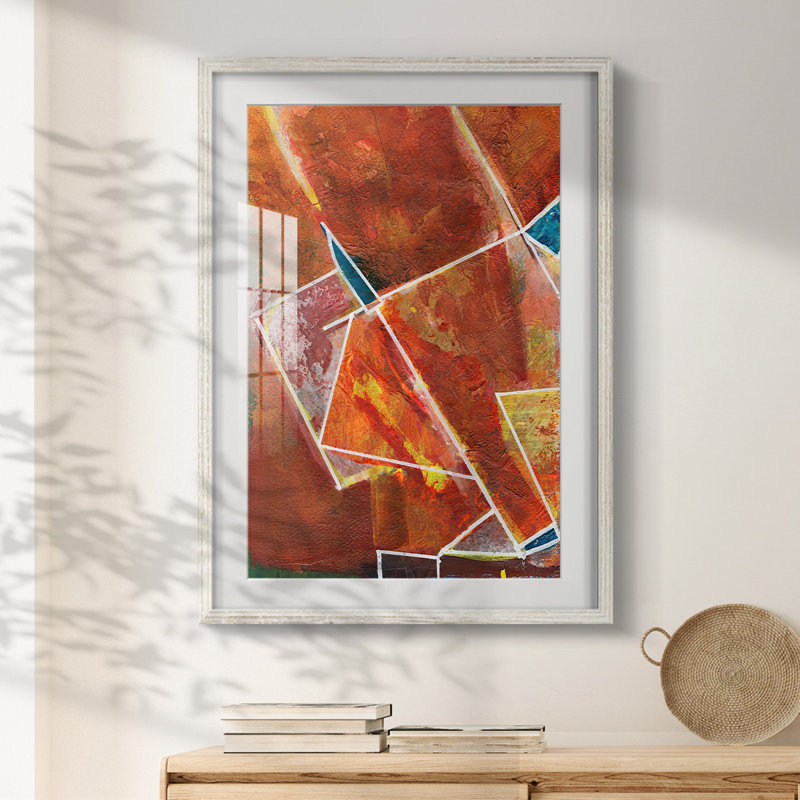 Primaire II - reproduction encadrée, H 28,5 po x l 20,5 po, Blanc