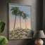 Sunrise Palms II, reproduction encadrée - bois massif 2974628-178761984