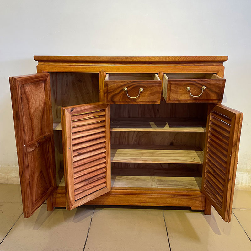 New Chinese Style Entryway Cabinet