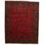 Tapis unique en laine noué à la main style Esari turque des années 2010 de 5 pi 1 po x 6 pi 5 po rouge Aramenta