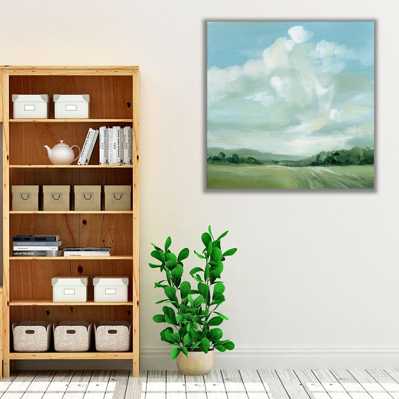 Summer Clouds - Canvas Print Wall Art, 12" H x 12" W