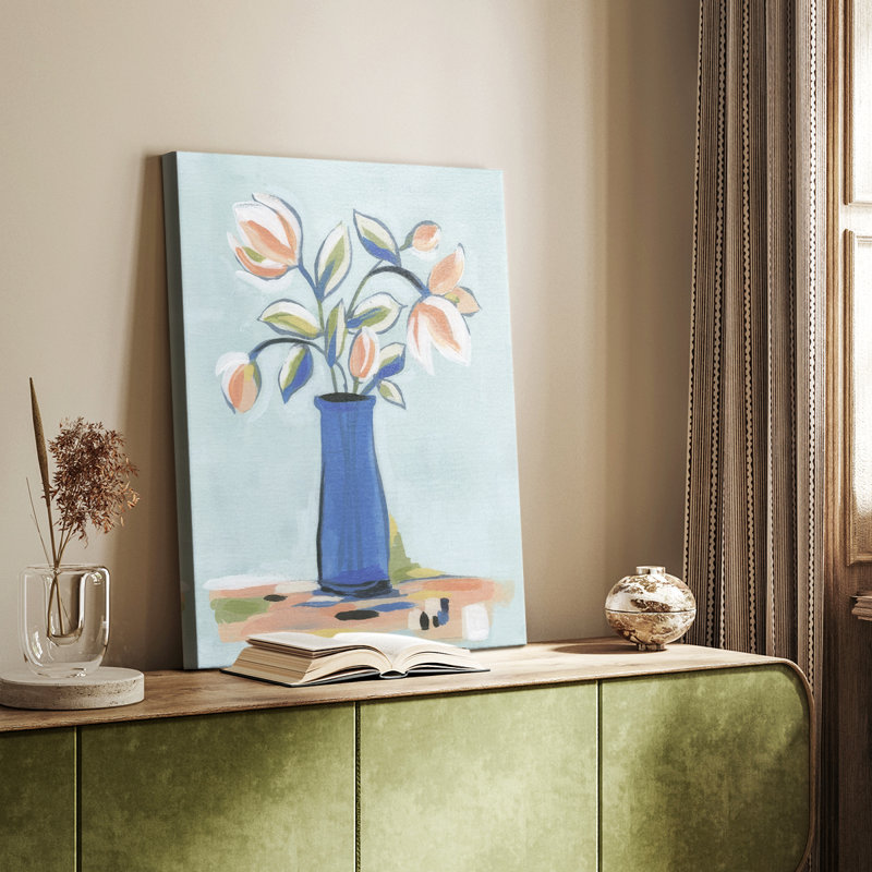Botanica Bouquet I - Gallery Cavas, H 18 po x l 12 po