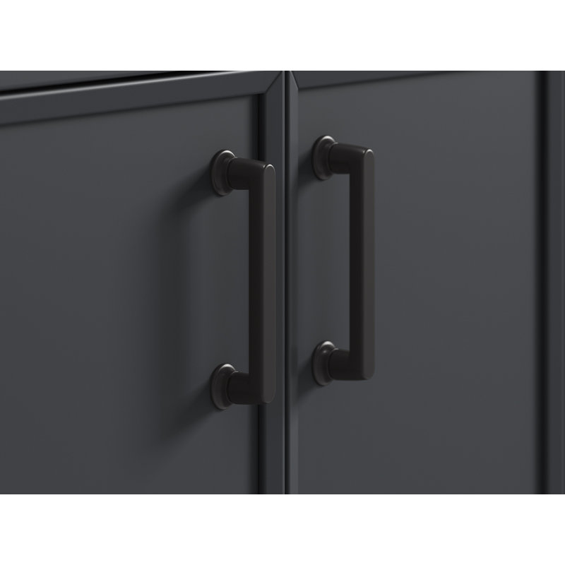 Poignée d'armoire 5 po WinNow, Noir mat