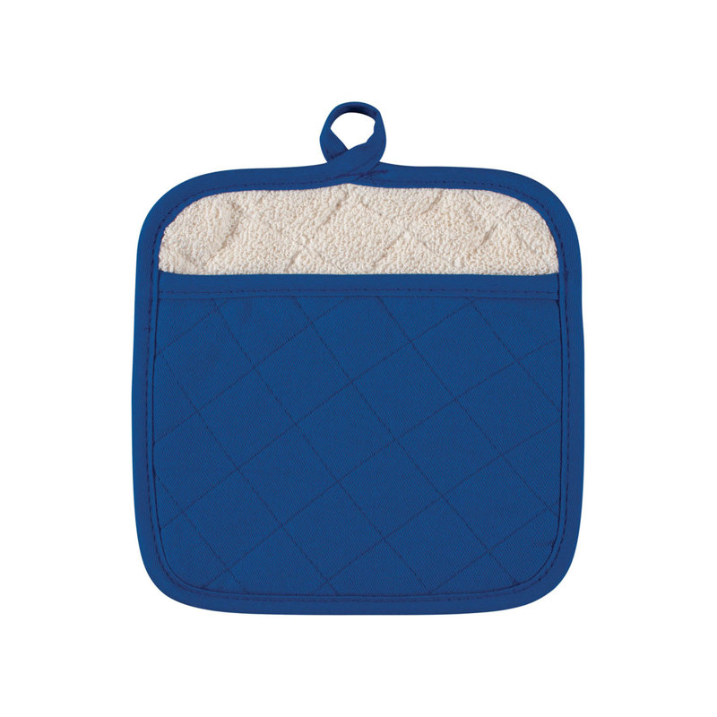 Poignée 100% coton KAF Home, Bleu