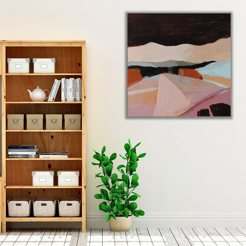 «Dehors de la ville», reproduction d'art sur toile, H 16 po x l 16 po
