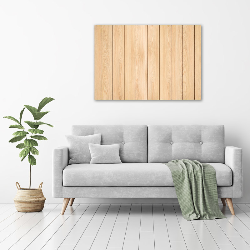 Wooden Background - Wrapped Canvas Print