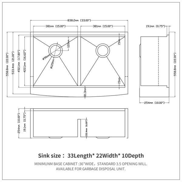 Dimensions du produit