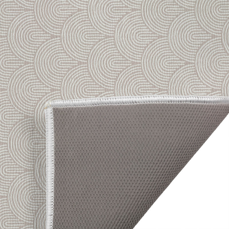 Rolling Humps Outdoor Doormat, 21" W x 34" L, Taupe