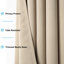 Panneau de rideau simple d'extérieur imperméable avec œillets Abba-1956072596-1955741286