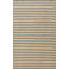 Striped Area Rug in Gray/Light Brown