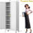 Winston Porter 74.8'' Tall Steel Pantry Cabinet with 5 Adjustabel Shelves for Kitchen and Home Office-840881505
