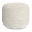 Pouf rond rembourré l 18 po Chantal
