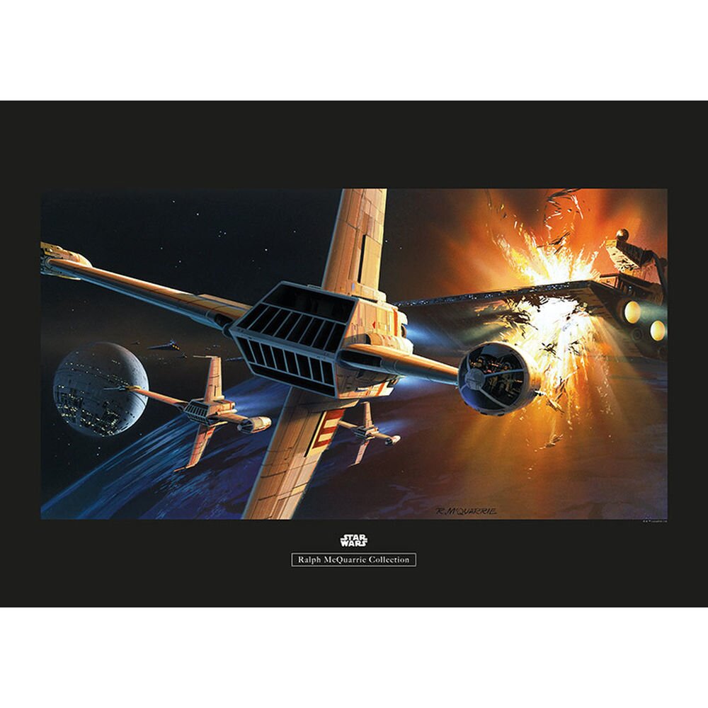 Poster Star Wars Rmq Endor Orbit War