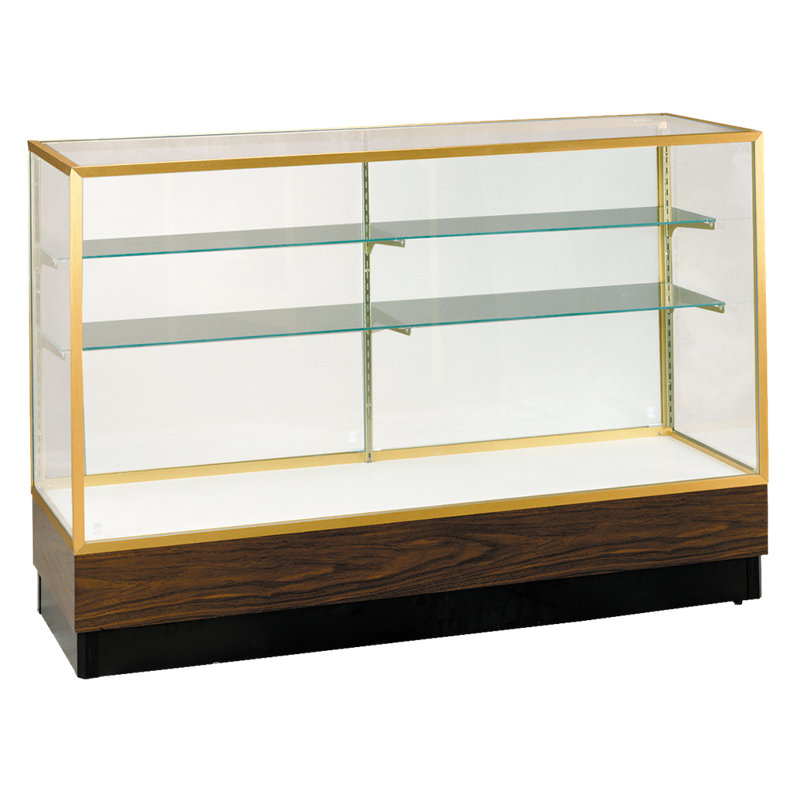 Étui Merchandiser Series, Noyer, Or, H 40 po x l 48 po x P 20 po