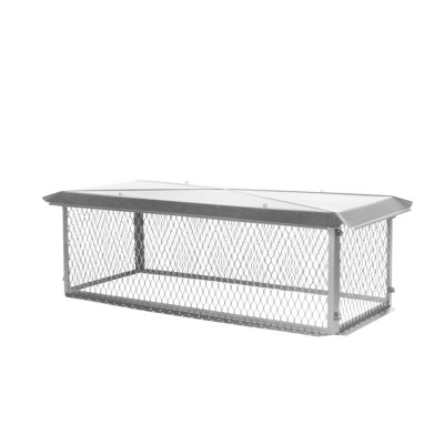 BigTop 17" x 64" Stainless Steel Multi-Flue Chimney Cap, 14" Height