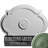 Endurathane Waltz Ceiling Medallion, 21 1/4"W x 17 3/8"H x 1"P (Fits Canopies up to 4 1/2"), Hand-Painted Athenian Green Finish-28579498
