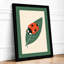 Ladybird on Leaf Botanical - Framed Print-1797786121-1797786228