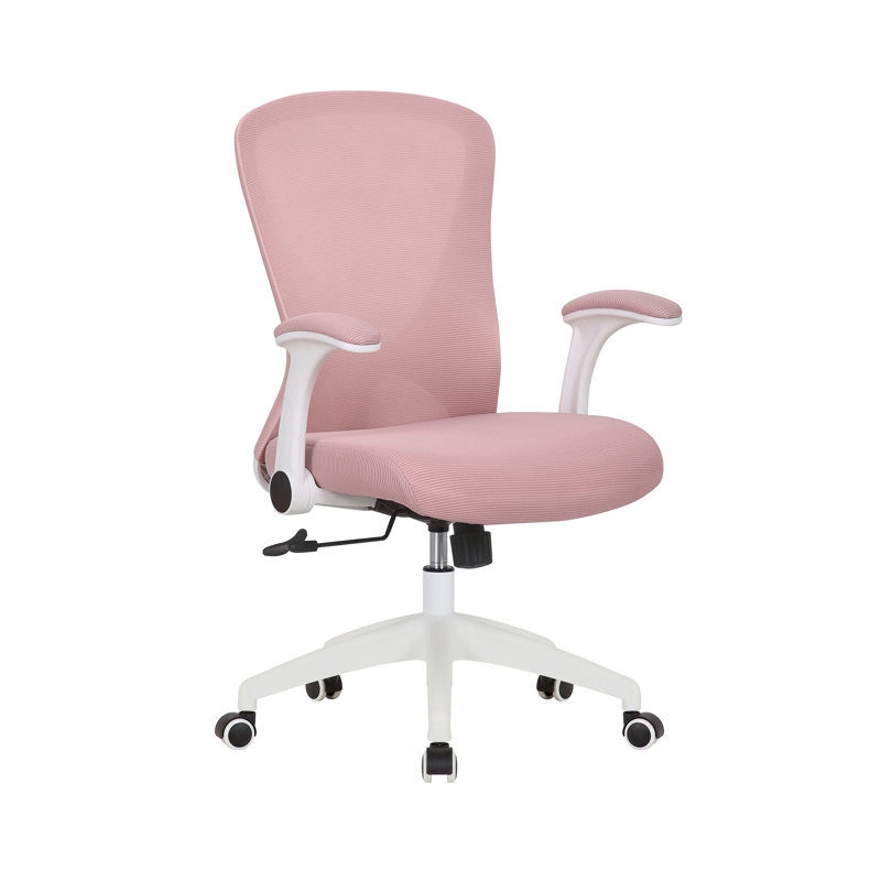 Chaise de travail en filet Pranav Dario, Rose