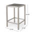 Table de bar d'extérieur en aluminium 43 po