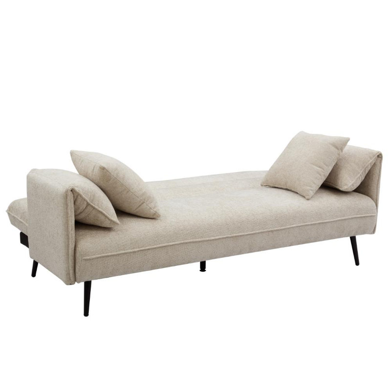 Frederick 3 Seater Sofa Bed, Beige