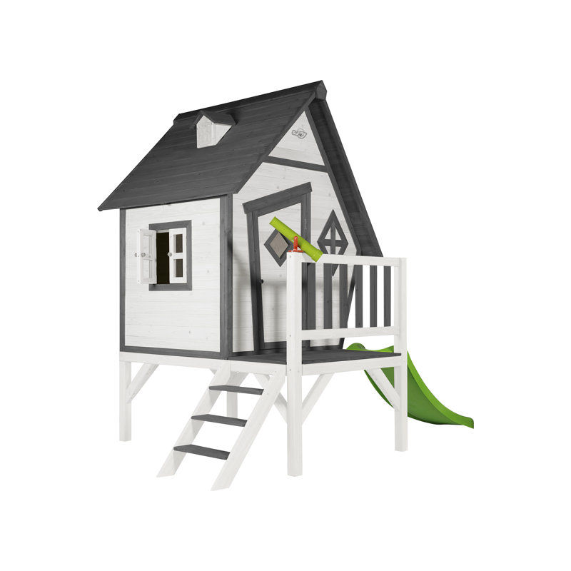 Cabin AXI 240cm W x 167cm D Outdoor Hemlock Wood Playhouse