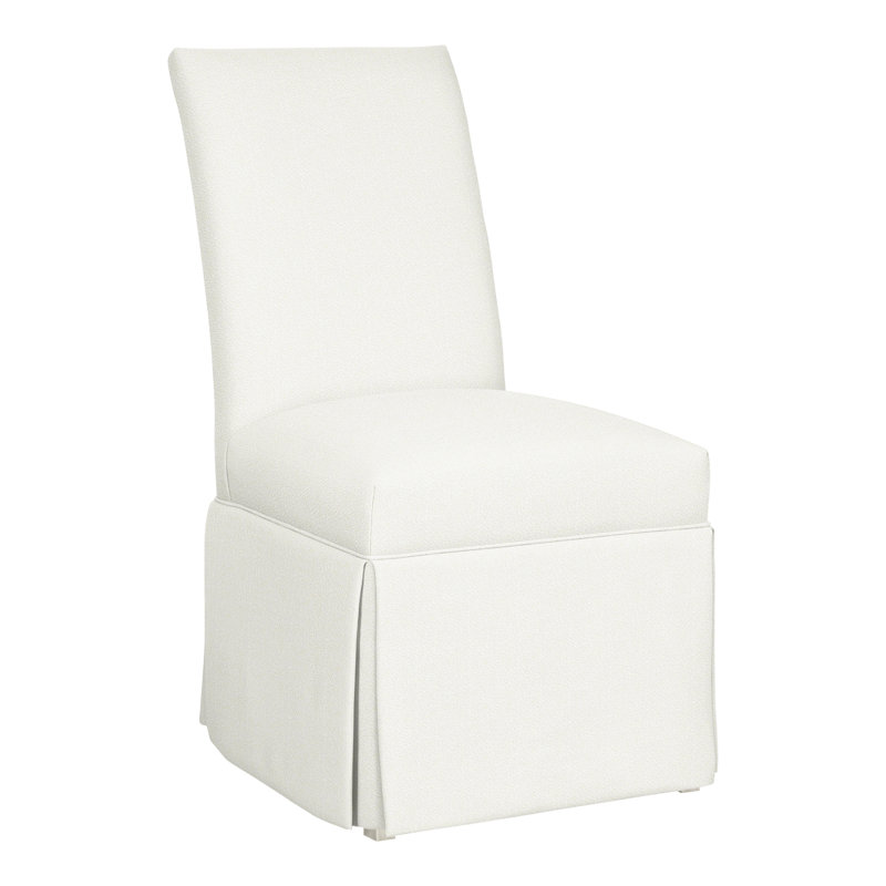 Butler Skirted Side Chair, Kempsey Sheepskin