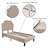 Aluino Tufted Platform Bed with 10 Inch Pocket Spring Mattress-863354457-863354459