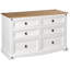 Solid Wood 132 cm W Chest of 6 Drawers