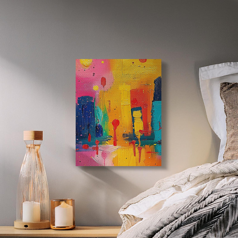 Abstract Painting Wall Art, Canvas Print, Modern Art Decor, Vivid Abstract Artwork, Home Decor Canvas, Contemporary Abstract Art