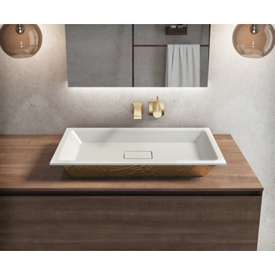 CasaDiVanna Bosa 710mm L x 350mm W Marble Rectangular Sink