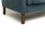 Causeuse moderne en tissu chenille de 58,27 pouces, canapé décoratif, avec coussin amovible, salon, bureau, salon, bleu