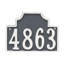 Beckford 1-Line Wall Address Plaque-935279971