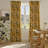 Fancy Hummingbird Patterned  Room Darkening Curtain,Rod Pocket Back Tab Floral Drapes,Set of 2-286680884-286370202