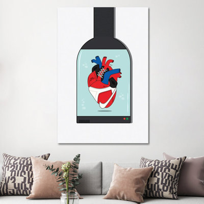 Sneaker Heart Capsule by Avesix - Wrapped Canvas Gallery-Wrapped Canvas Giclée