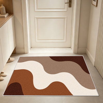 Tapis 1pc beige beige, élégant tapis décoratif polyvalent, facile à nettoyer et à entretenir, meuble idéal pour la chambre à coucher, le salon, le couloir, le vestibule, le dortoir et le bureau afin de rafraîchir l'ambiance intérieure de votre maison