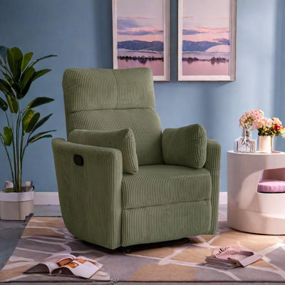 Sydell Upholstered Swivel Recliner