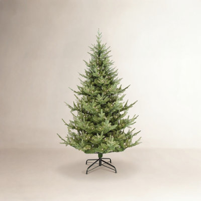 Flocked Pre-Lit Spuce Christmas Tree