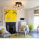 Kitchen Light Fixtures Ceiling Mount, Adjustable Semi Flush Mount Ceiling Light Fixture