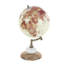 Globe terrestre en bois de manguier
