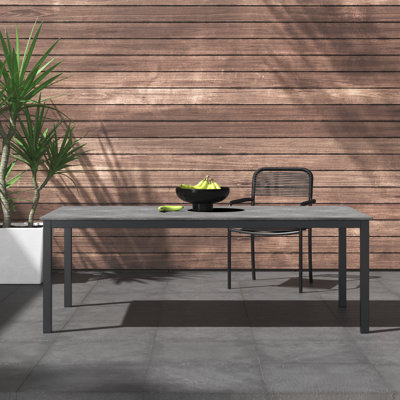 Arynne Outdoor Patio Rectangle Dining Table by Wade Logan
