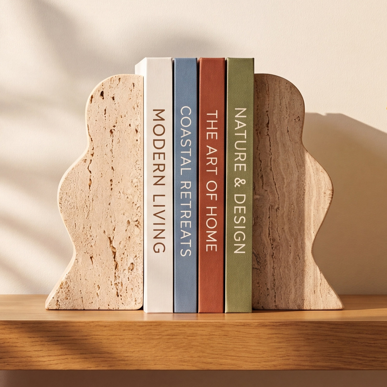 Ettinger Sandstone Bookends, Beige