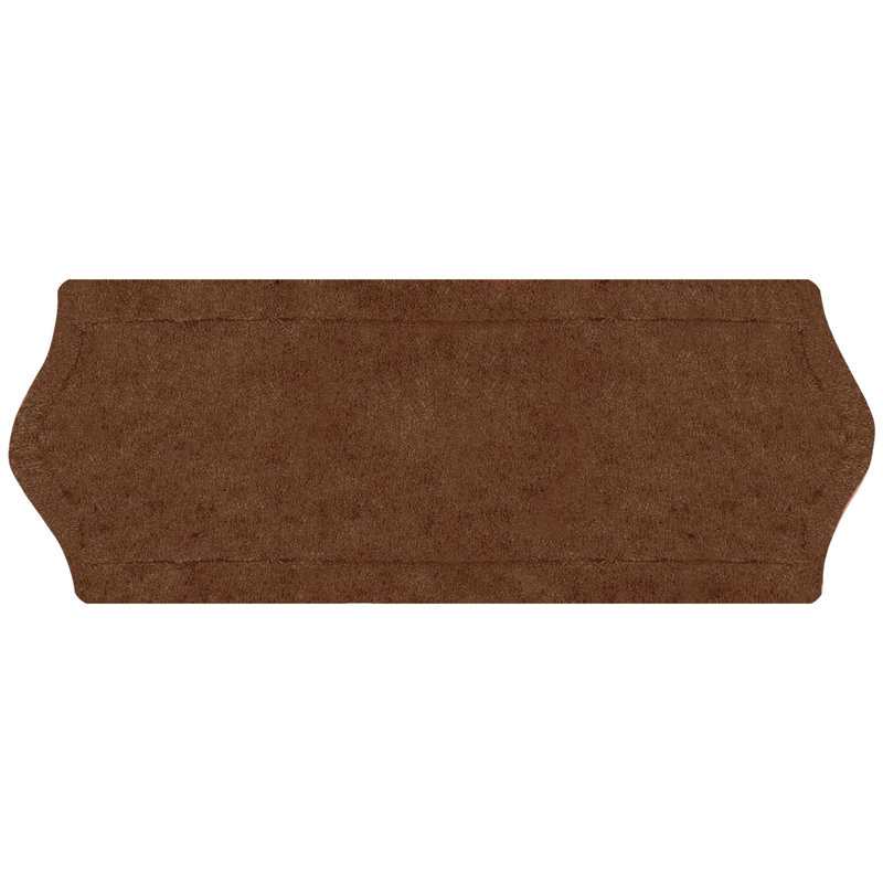 Tapis pour salle de bain Morissette, Chocolat, L 22 po x L 60 po