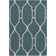 Tapis vert paon en laine tissé à la main Banshi