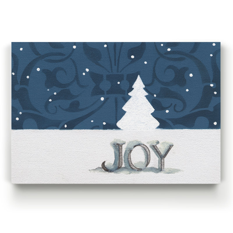 «Joy Snowflake» par Parvez Taj, reproduction sur toile tendue, H 20 po x l 16 po x P 1 po