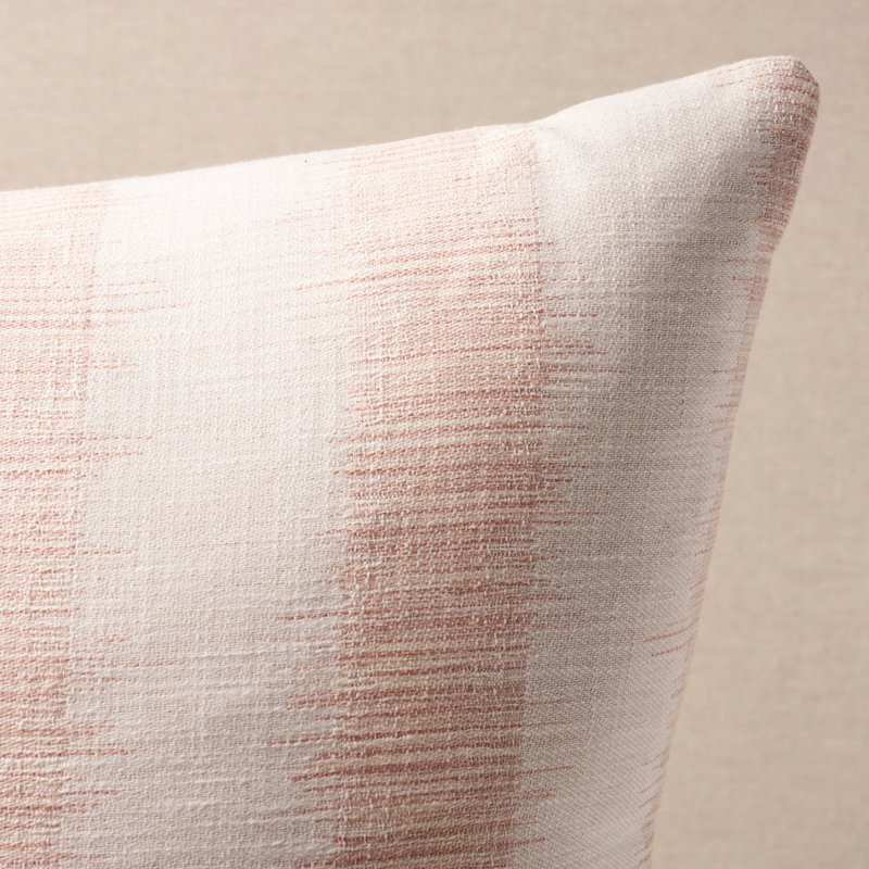 Attleboro Ikat Pillow, 18" x 18", Blush