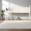 Lits peu encombrants avec rangement, mezzanine en bois, chambre d'enfant moderne