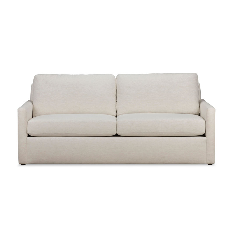Canapé rembourré Savannah, Chenille Nompton Snow Crypton®